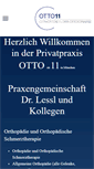 Mobile Screenshot of orthopaedie-ottostrasse11.de