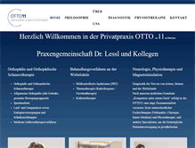 Tablet Screenshot of orthopaedie-ottostrasse11.de